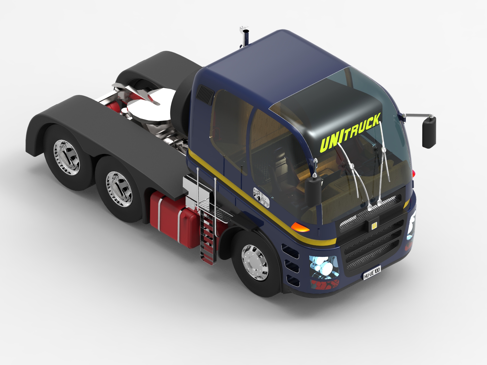 Chromatic II货车卡车模型3D图纸 x_t格式